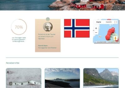 Bild: Länderseite Nicis Reiseblog