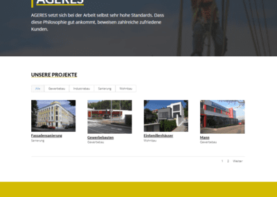 Bild: Ageres - Projektübersicht